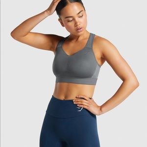 Gymshark Lightweight High Support Sports Bra Charcoal
